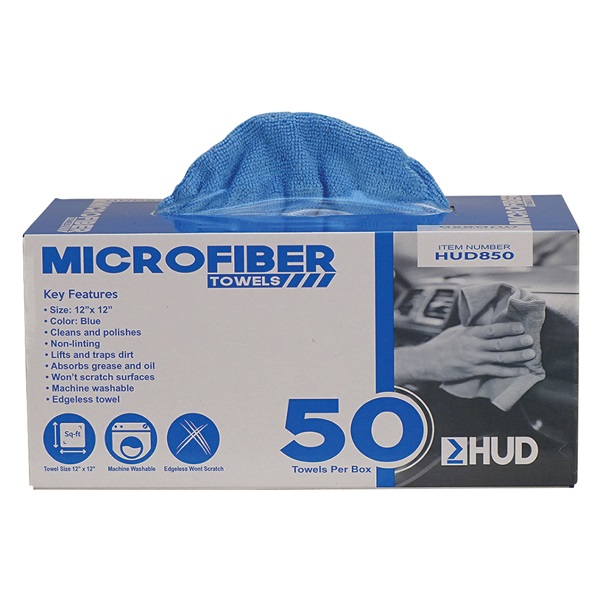 HUD 50-Pack Microfiber Towels